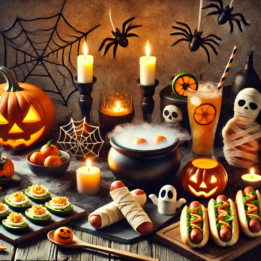 Serving Spooky Snacks and Ghoulish Drinks